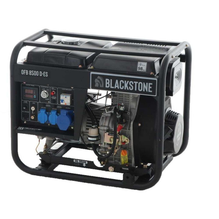BlackStone OFB 8500 D-ES dieselaggregaatti, 6 kW, 6,3 kW, 230 V, ATS
