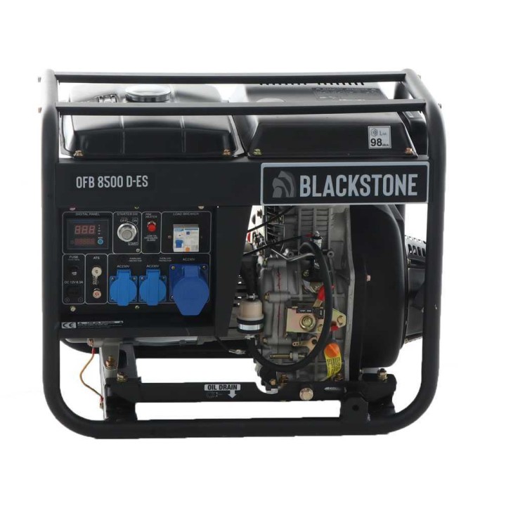 BlackStone OFB 8500 D-ES dieselaggregaatti, 6 kW, 6,3 kW, 230 V, ATS