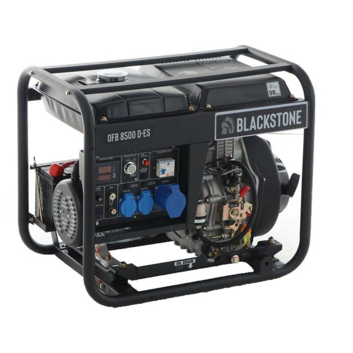 BlackStone OFB 8500 D-ES dieselaggregaatti, 6 kW, 6,3 kW, 230 V, ATS
