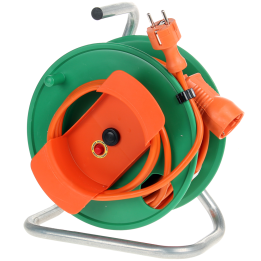 15 m sähköinen jatkojohtokela HO5VV F 3G1 5 230 V 16 A Schuko