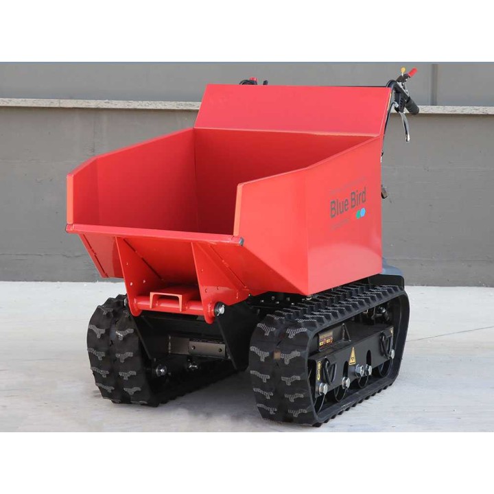 Blue Bird Transporter 500 D telaketjukärry, 500 kg, hydraulinen dumper-lava