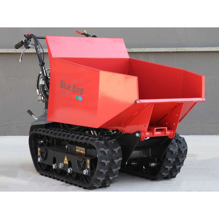 Blue Bird Transporter 500 D telaketjukärry, 500 kg, hydraulinen dumper-lava