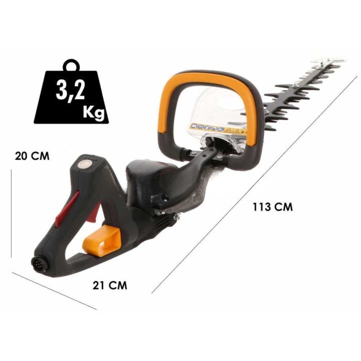 Zanon Raptor 600 akkukäyttöinen pensasleikkuri, 60 cm, ilman akkua ja laturia