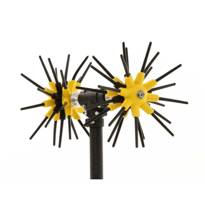 ASTERAS MAX CARBON -oliivinkorjuukampa, 400 W, 250 cm hiilikuituvarsi