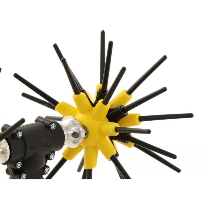 ASTERAS MAX CARBON -oliivinkorjuukampa, 400 W, 250 cm hiilikuituvarsi