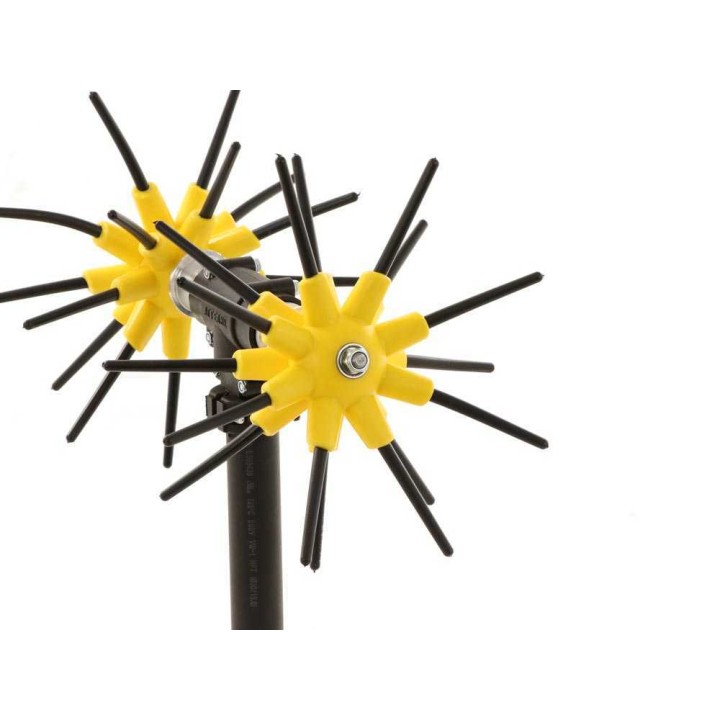 ASTERAS CF CARBON akkukäyttöinen oliivinkorjuukone, hiilikuituvarsi 250 cm