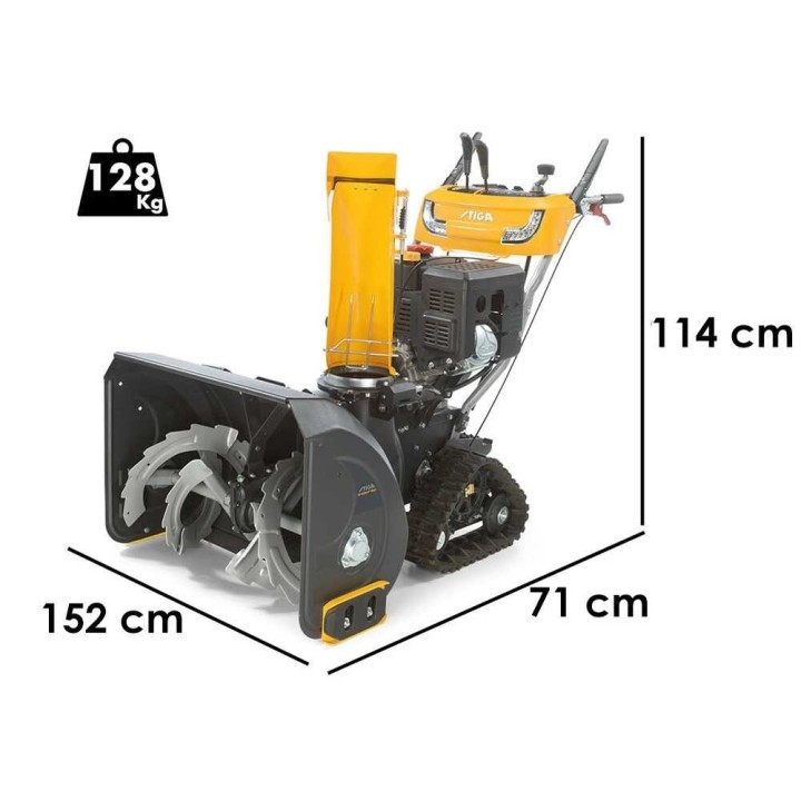 Stiga ST 5266 P TRAC telavetoinen lumilinko, 8,3 HP, 66 cm, sähkökäynnistys