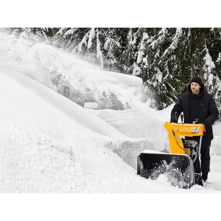 Stiga ST 5266 P TRAC telavetoinen lumilinko, 8,3 HP, 66 cm, sähkökäynnistys