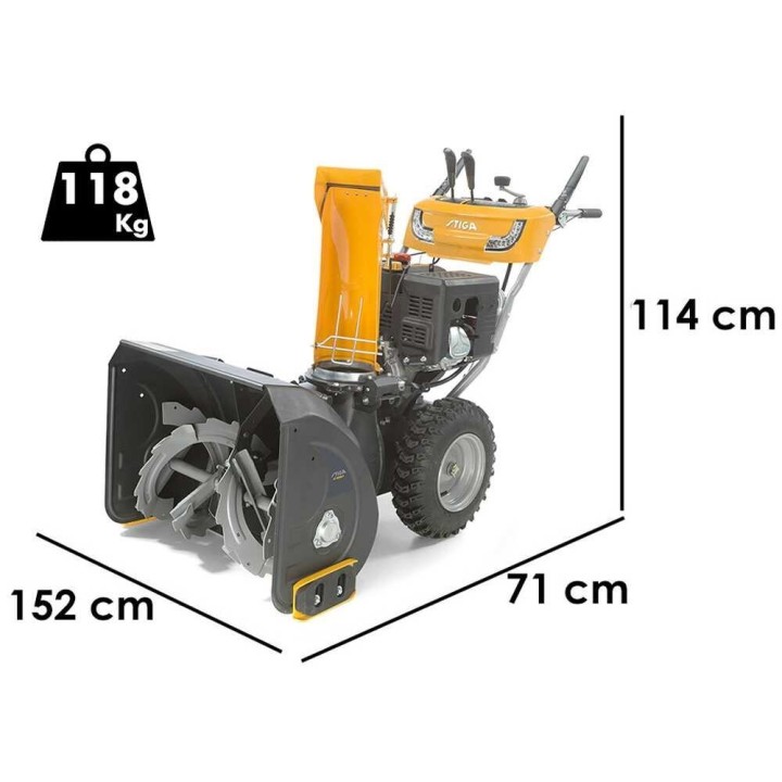 Stiga ST 5266 P bensiinikäyttöinen lumilinko, 302 cm³, 66 cm, 8,3 HP