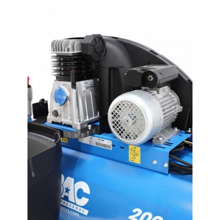 ABAC S A39B/200 CM3 hiljainen kompressori, 3 HP, 200 l, 230 V