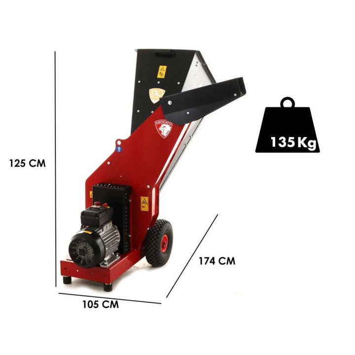 Ceccato Tritone Maxi Electric biotrituratore, 7,5 HP, kolmivaiheinen 400 V