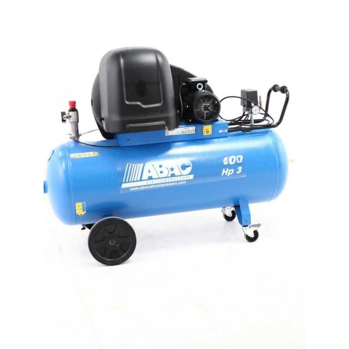 ABAC S A39B/200 CT3 -hihnakompressori, 3 HP, 200 l, 400 V