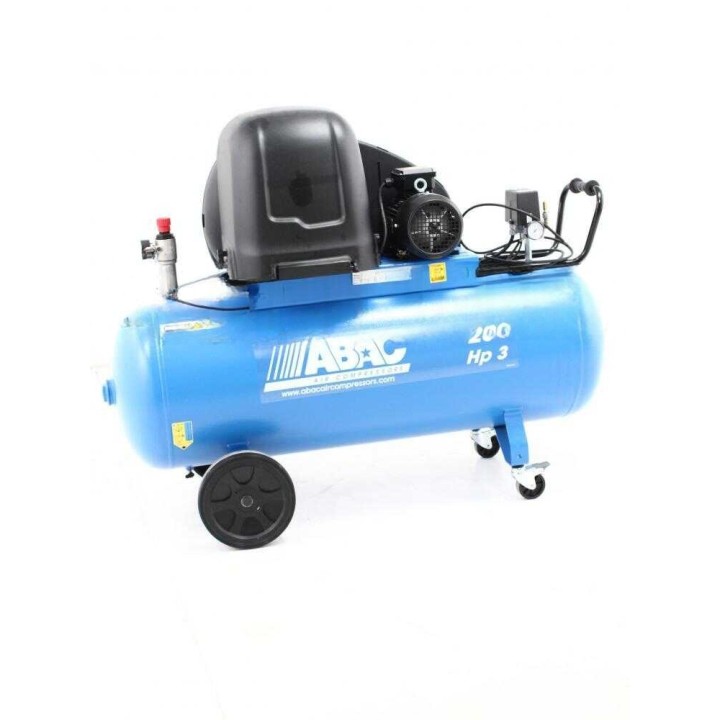 ABAC S A39B/200 CT3 -hihnakompressori, 3 HP, 200 l, 400 V