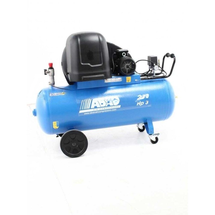 ABAC S A39B/200 CT3 -hihnakompressori, 3 HP, 200 l, 400 V