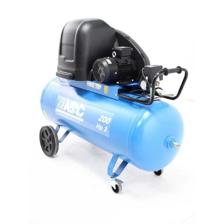 ABAC S A39B/200 CT3 -hihnakompressori, 3 HP, 200 l, 400 V