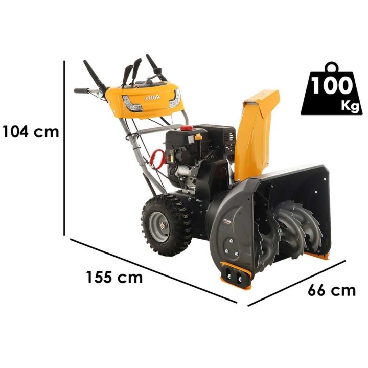 Stiga ST 5262 P bensiinikäyttöinen lumilinko, 252 cm³, 61 cm, 7 HP