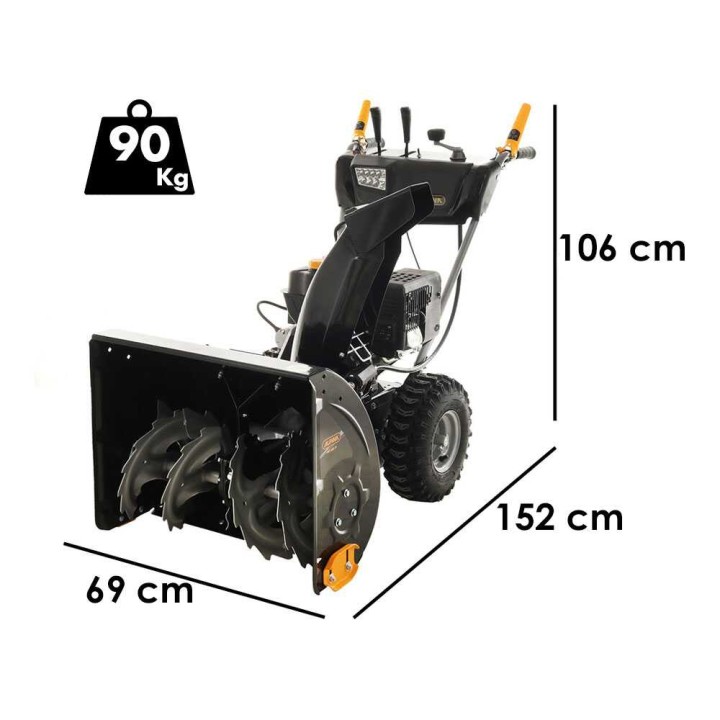Alpina AS 62 P bensiinilumilinko, 65 cm, 6 HP, sähkökäynnistys