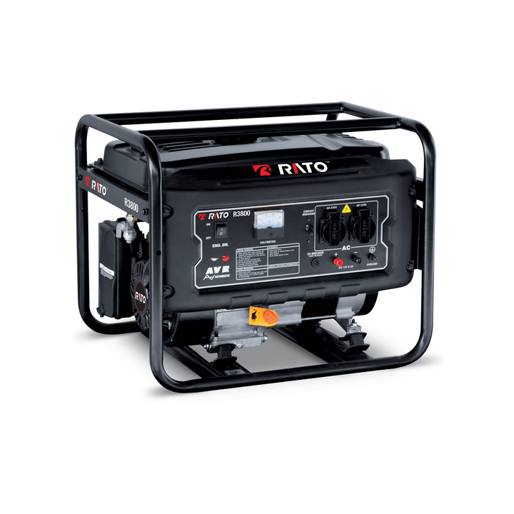 Rato R3800 AVR bensiinikäyttöinen generaattori 3 5 kW 3 8 kW enimmäisteho