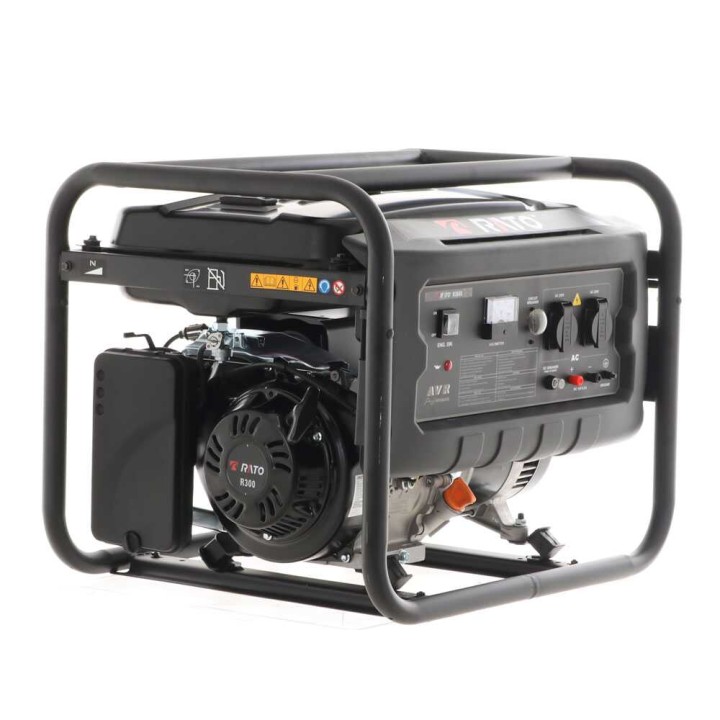 Rato R3800 AVR bensiinikäyttöinen generaattori, 3,5 kW, 3,8 kW enimmäisteho