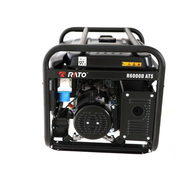 Rato R6000D-ATS bensiinigeneraattori, AVR, 6 kW, 5,5 kW jatkuva, 230 V