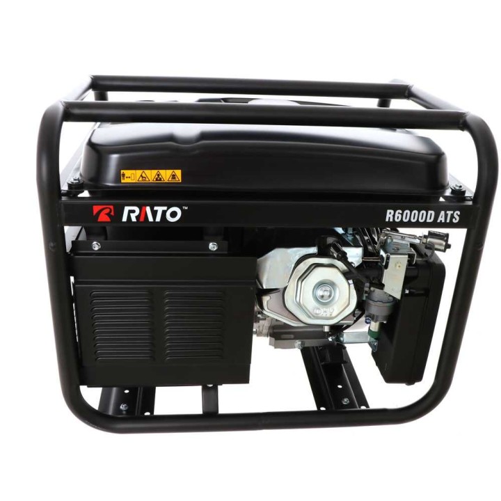 Rato R6000D-ATS bensiinigeneraattori, AVR, 6 kW, 5,5 kW jatkuva, 230 V