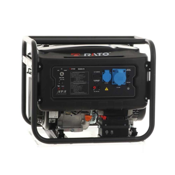 Rato R6000D-ATS bensiinigeneraattori, AVR, 6 kW, 5,5 kW jatkuva, 230 V