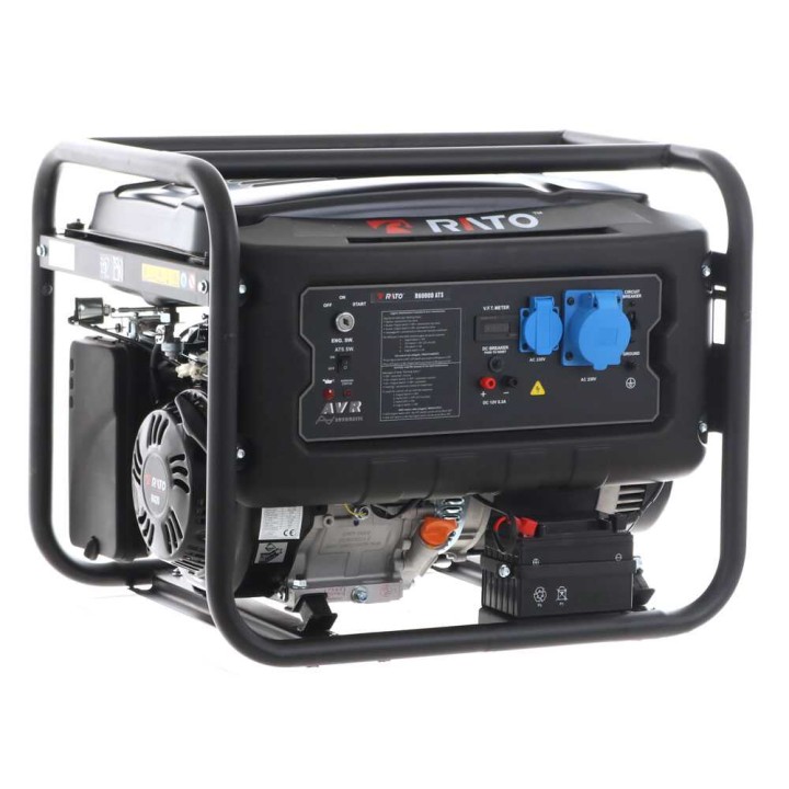 Rato R6000D-ATS bensiinigeneraattori, AVR, 6 kW, 5,5 kW jatkuva, 230 V