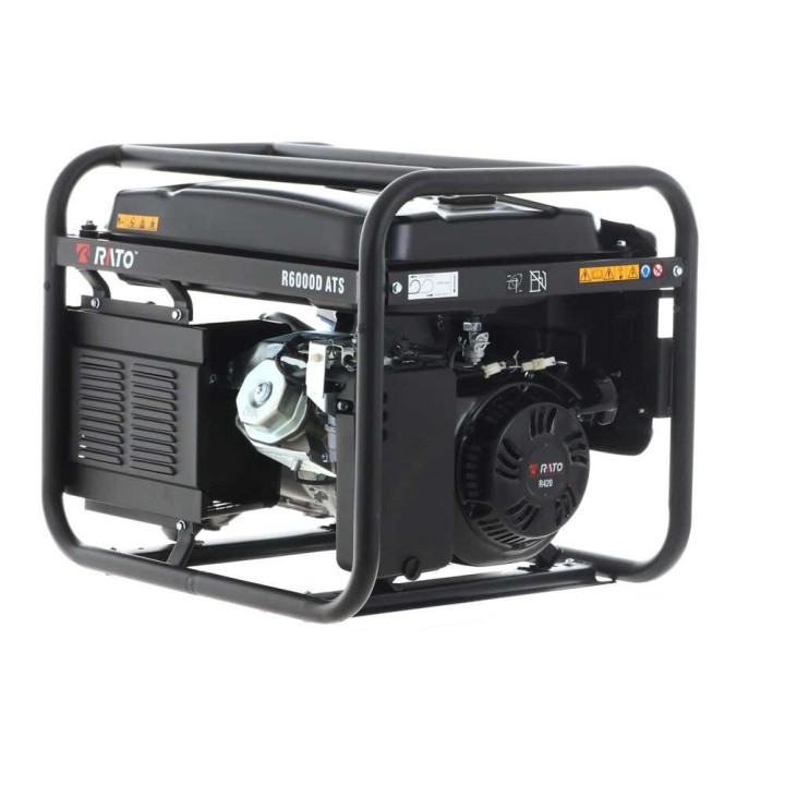 Rato R6000D-ATS bensiinigeneraattori, AVR, 6 kW, 5,5 kW jatkuva, 230 V