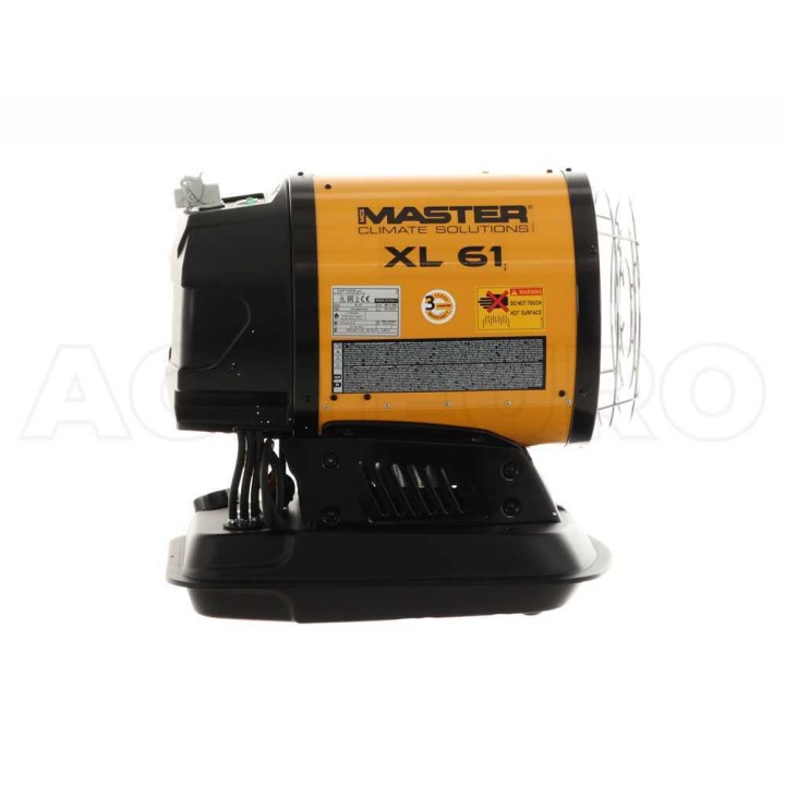 Master XL 61 dieselkäyttöinen lämminilmageneraattori, 17 kW