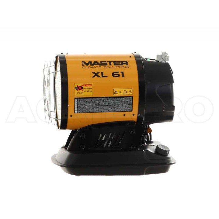 Master XL 61 dieselkäyttöinen lämminilmageneraattori, 17 kW