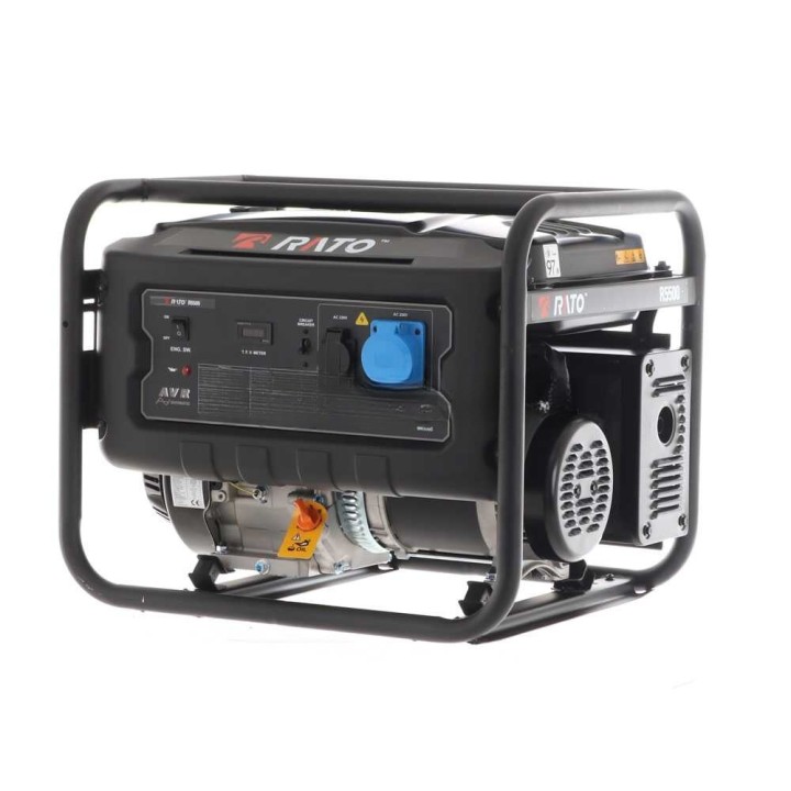 Rato R5500 AVR bensiinikäyttöinen generaattori, 5 kW, 5,5 kW