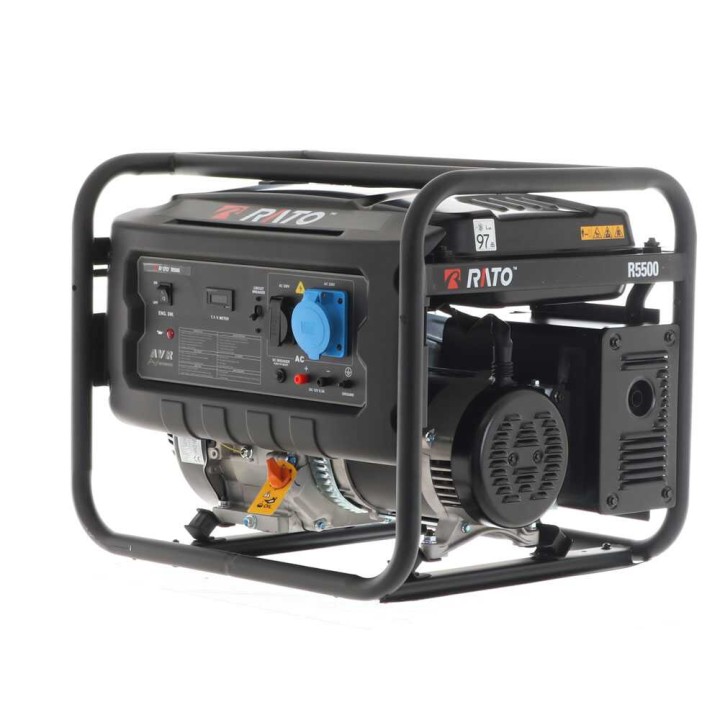 Rato R5500 AVR bensiinikäyttöinen generaattori, 5 kW, 5,5 kW
