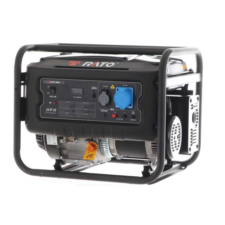Rato R5500 AVR bensiinikäyttöinen generaattori, 5 kW, 5,5 kW