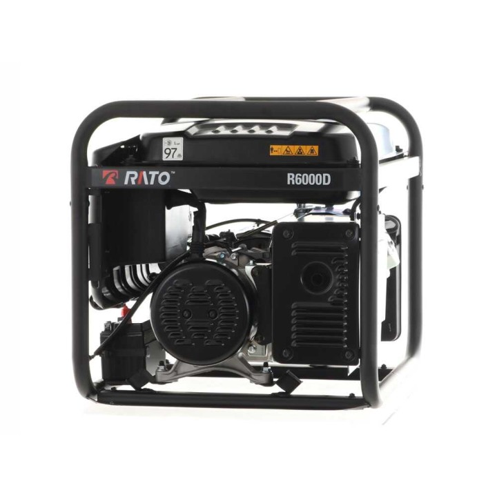 Rato R6000D AVR bensiinikäyttöinen generaattori, 6 kW, 5,5 kW jatkuva teho
