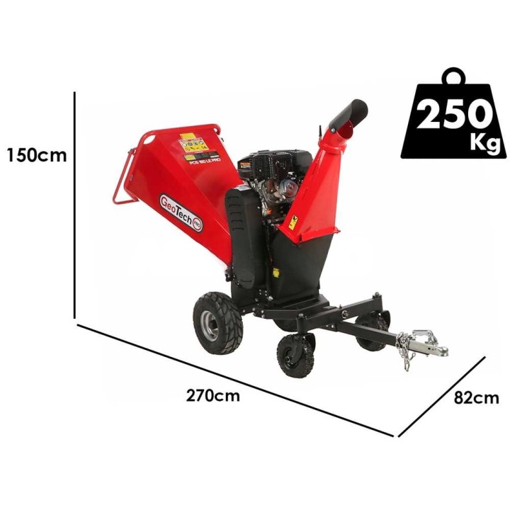 GeoTech Pro PCS 160LE PRO biocippuri, Loncin G420 FD, 15 HP, 100 mm