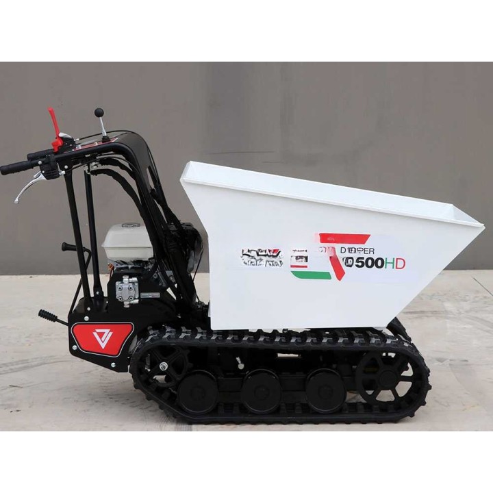 Seven Italy T500HD GX telaketjudumpperi, 500 kg, Honda GX200, hydraulinen lava
