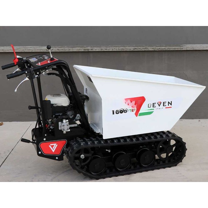 Seven Italy T500HD GX200 -tela-alustainen minidumppperi, hydraulinen kippilava, 500 kg