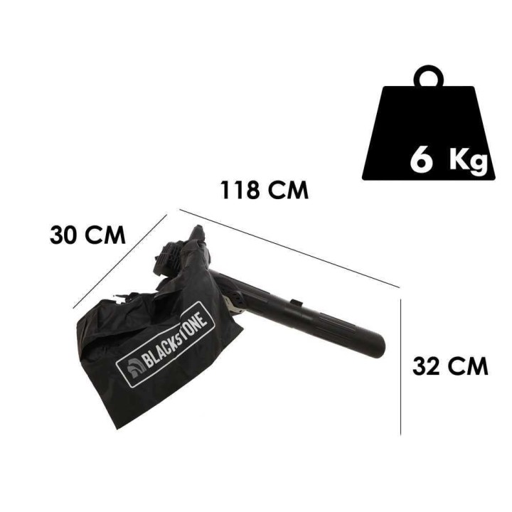 BlackStone WB270 puhallin-imuri-silppuri, 26 cm³, 1 HP, 35 l
