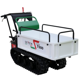Seven Italy T500 GX telaketjukuljetin Honda GX200 500 kg laajennettava lava