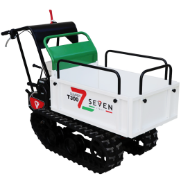 Seven Italy T300 GX telaketjukuljetin 300 kg Honda GX160 laajennettava kuormalava