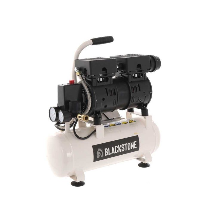 BlackStone SBC 09-07 hiljainen öljytön sähkökompressori, 8 l, 230 V