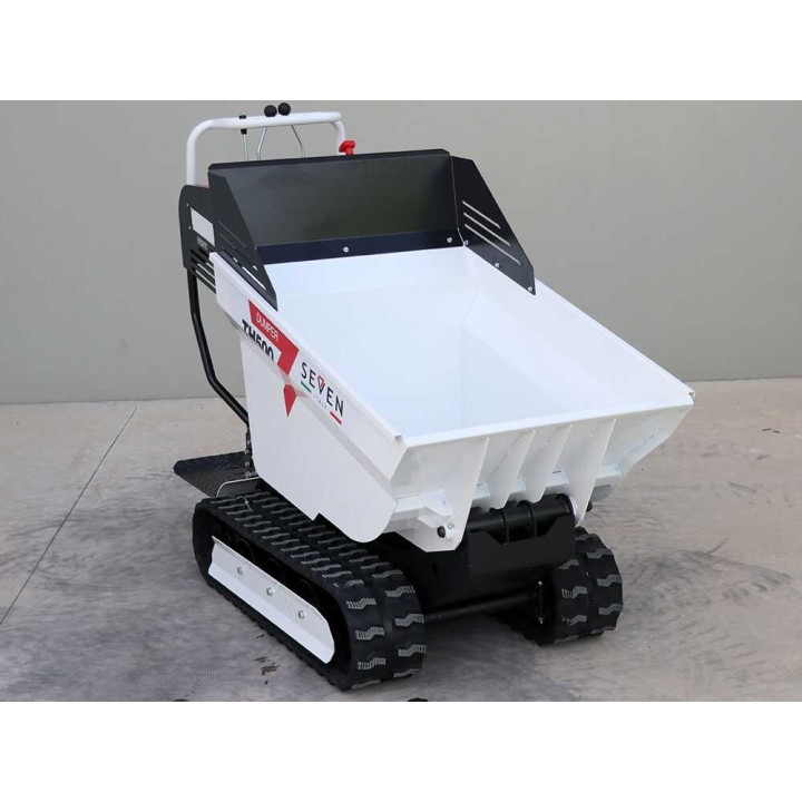 Seven Italy TH500 GX200 telaketjukuljetuskärry, dumper-lava, 500 kg, hydrostaattinen vaihteisto