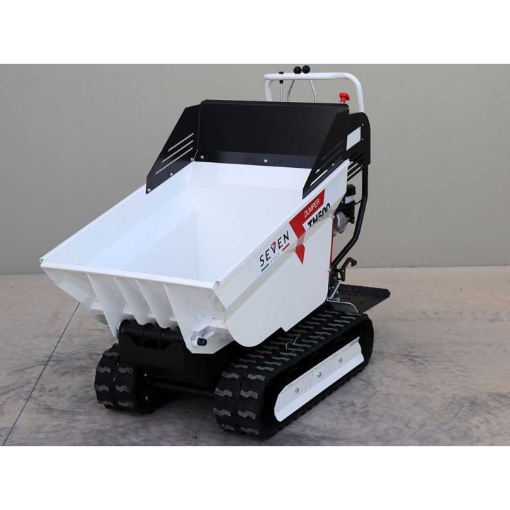 Seven Italy TH500 GX200 telaketjukuljetuskärry, dumper-lava, 500 kg, hydrostaattinen vaihteisto
