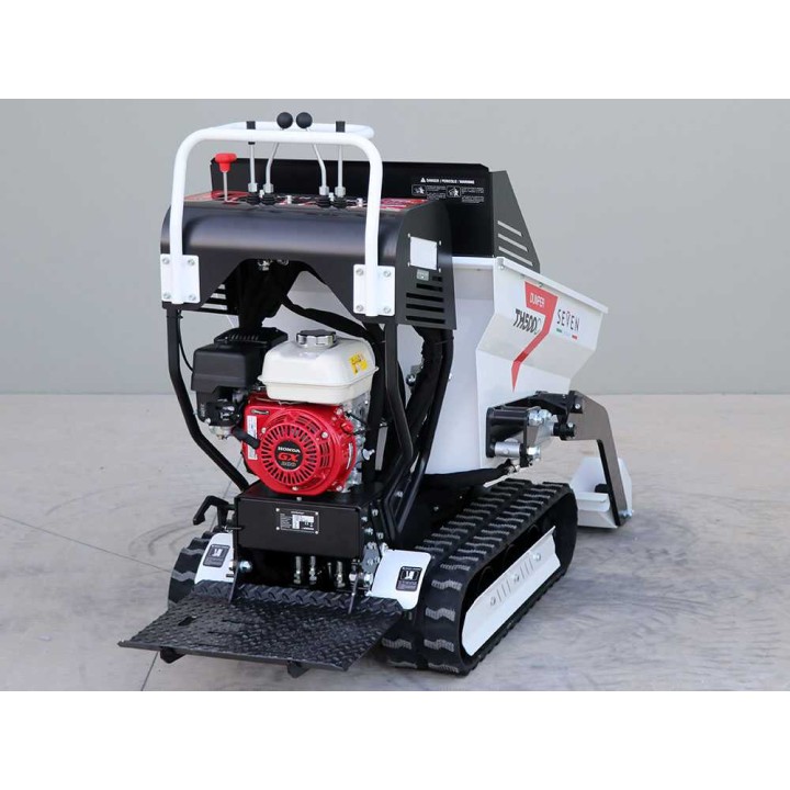 Seven Italy TH500C telaketjukuljetin Honda GX200, 500 kg, hydraulinen dumper-lava
