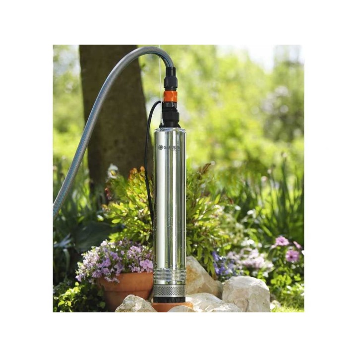 Gardena 5500/5 Inox uppopumppu kirkkaalle vedelle, 850 W, 5 500 l/h