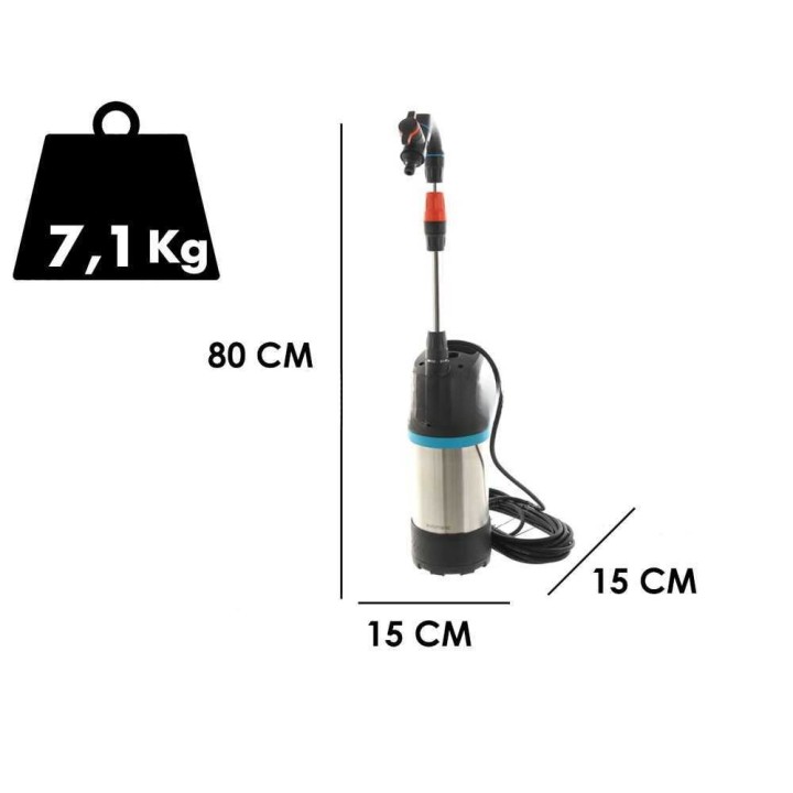 Gardena 4700/2 Inox Automatic uppopumppu säiliövedelle, 550 W, 4 700 l/h