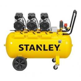 Stanley DST 370 8 100 3 kompressori 100 l 3 HP 230 V öljytön ja hiljennetty