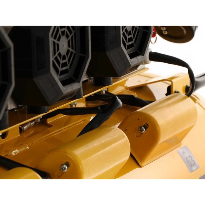 Stanley DST 370/8/100-3 kompressori, 100 l, 3 HP, 230 V, öljytön ja hiljennetty