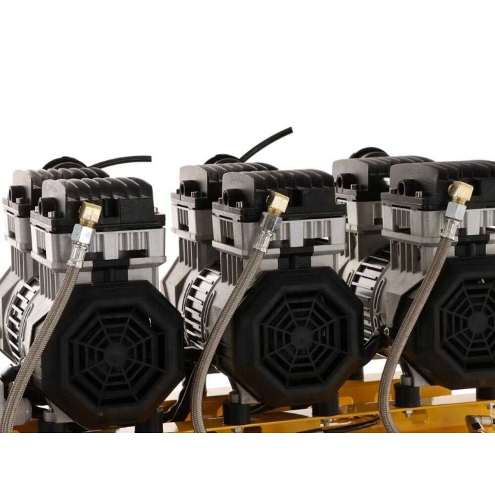 Stanley DST 370/8/100-3 kompressori, 100 l, 3 HP, 230 V, öljytön ja hiljennetty