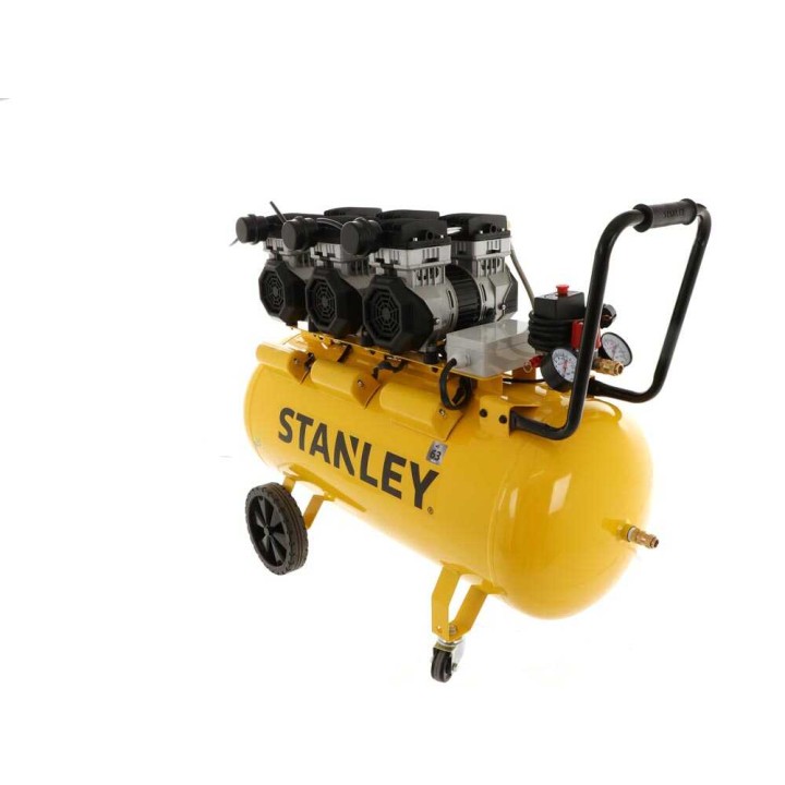Stanley DST 370/8/100-3 kompressori, 100 l, 3 HP, 230 V, öljytön ja hiljennetty